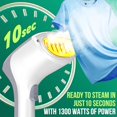 thumbnail image 2 of Vaporizador de ropa de 1300 W, elimina arrugas rápidamente, se calienta en 10 segundos, fácil de usar, con tanque de agua grande de 250 ml, cepillo para tela y guante resistente al calor para viajes, 2 of 5