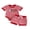 Red, variant on BemeyourBBs Baby Boys Girls Football Birthday Outfits 1st Years Old Birthday Clothes Short Sleeve Soccer Embroidery Striped Romper Top with Pockets Shorts 2Pcs Set Infant Baby Boy Girl Summer Clothes