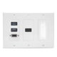 thumbnail image 5 of 2 USB3.0 HDMI VGA Placa de pared de un solo cepillo Panel de placa de pared Estándar de EE. UU. para edificio de oficinas de hotel, 5 of 5
