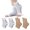 4 Pairs White Beige, variant on 4 Pairs Ankle Brace Compression Sleeves - 8-15 mmhg Open Toe Compression Socks with Arch Support for Women & Men , Relief for Swelling, Plantar Fasciitis, and Sprains – Step into Comfort and Stability