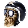 thumbnail image 3 of Treasure Cove Skull with glasses and helmet, 3 of 5