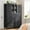 Black, variant on EnHomee Tall Dresser for Bedroom Large Dresser with Cabinet and 10 Drawers 38"W x 48.1"H Fabric Dresser for Closet,Black