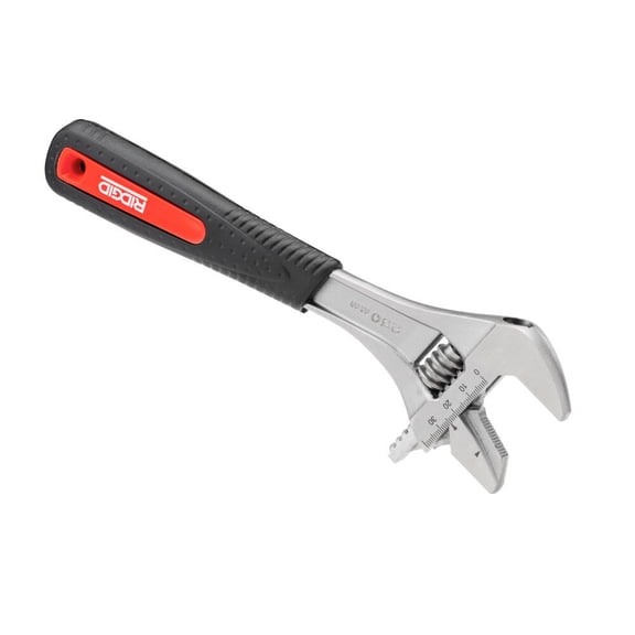 Ridgid 10 Inch Wide Capacity Reversible Adjustable Wrench