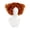 3167-2, variant on Adult Fantasy Costume Wig, 2 Styles Red Heart‑Shaped Curly Wig & Orange Fluffy Short Curly Wig, Synthetic Cosplay Wig for Halloween, Theme Party, Masquerade Dress‑Up
