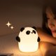 thumbnail image 1 of Luz nocturna de silicona para niños, lámpara de mesa recargable con atenuación táctil, luz suave para guardería, diseño de animalito adorable, segura y fresca al tacto., 1 of 7