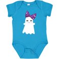 thumbnail image 3 of Inktastic Little Ghost, Cute Ghost, Ribbon, Halloween Girls Baby Bodysuit, 3 of 5