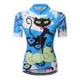 thumbnail image 3 of Maillot de ciclismo para mujer, maillot de ciclismo 2021 de manga corta para equipos profesionales, maillot de ciclismo, camisetas deportivas de verano rosa, 3 of 5