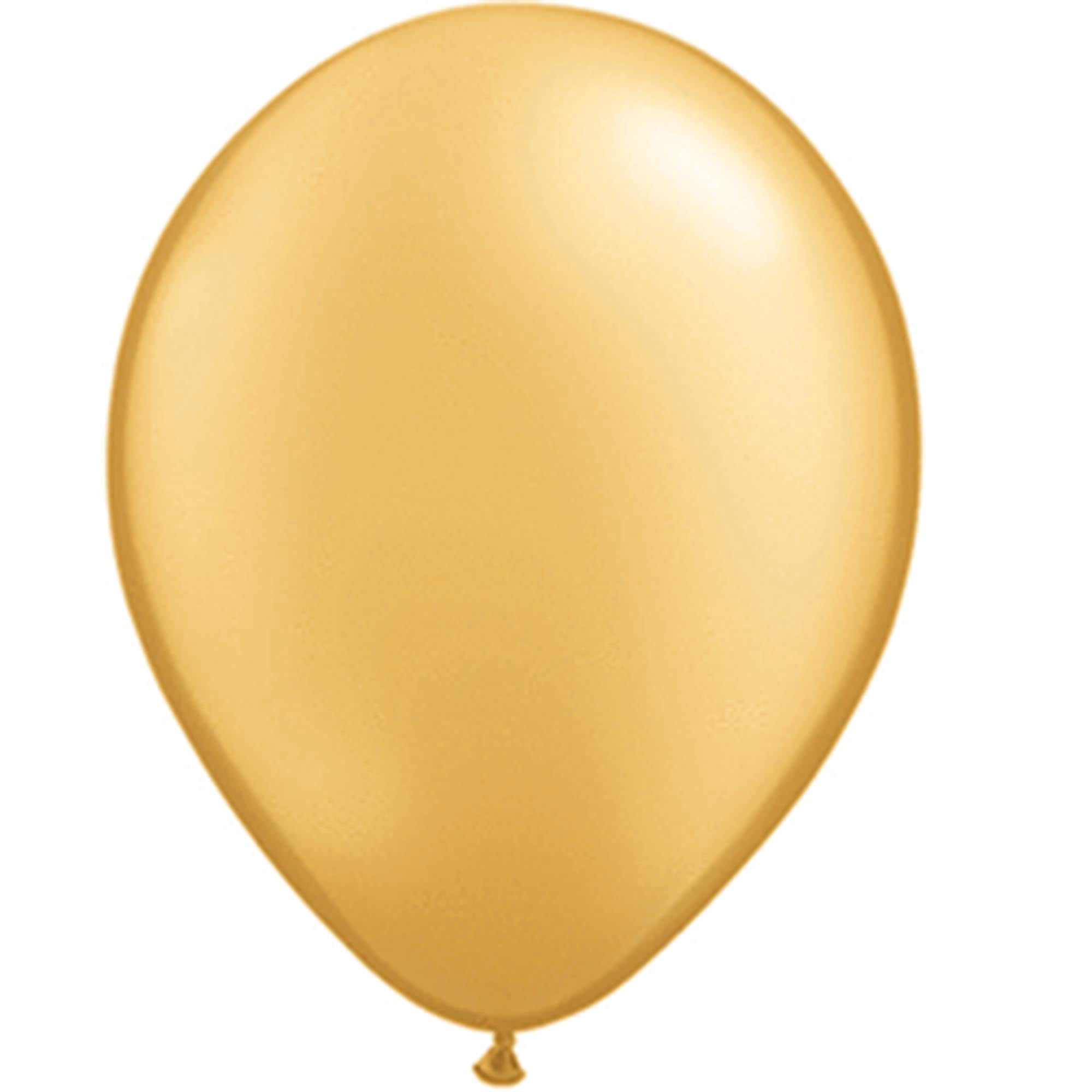 Qualatex Gold 11 Inch Latex Balloons Bag of 100 [43749]