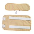 thumbnail image 1 of Milaget Castor Oil Pack Wrap Set, Reusable Convenient with Front Bag Mess , Flannel Khaki Sticker Strap, 1 of 9