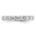 thumbnail image 3 of 14K White Gold Ring Band Eternity Diamond Lab Grown Round, Size 5, 3 of 4