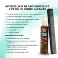 thumbnail image 2 of Aceite Capilar Bioelixir Chocola-T Max Nefertiti + Peine Graduado Alfamar | Repara, nutre y da brillo al cabello seco o dañado | Control de frizz y protección térmica, 2 of 5