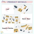 thumbnail image 4 of Dailycode Cotton Pajama Set Snug Fit Long Sleeve Top and Pants for 18M-8Y Cartoon Bus Tree, 4 of 7
