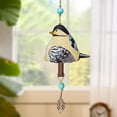 thumbnail image 4 of Bird Song Bell Garden Decoration,Hanging Rustic Wind Chime, Pendant Metal Tube Bell Door Bell Pendant, Festival Gift B, 4 of 8