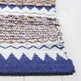 thumbnail image 3 of SAFAVIEH Natural Fiber Becky Solid Area Rug, Natural/Navy, 3' x 5', 3 of 8