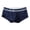 Navy, variant on Luvior Men’s Ice Silk Mesh Briefs – Breathable Low Rise Underwear with U‑Pouch, Summer Cool Thin Triangle Black XXXL