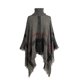 thumbnail image 1 of Capa para mujer, chal de color liso, cuello cálido, borla, capa de punto de color liso, blusa, capa para mujer, 1 of 4