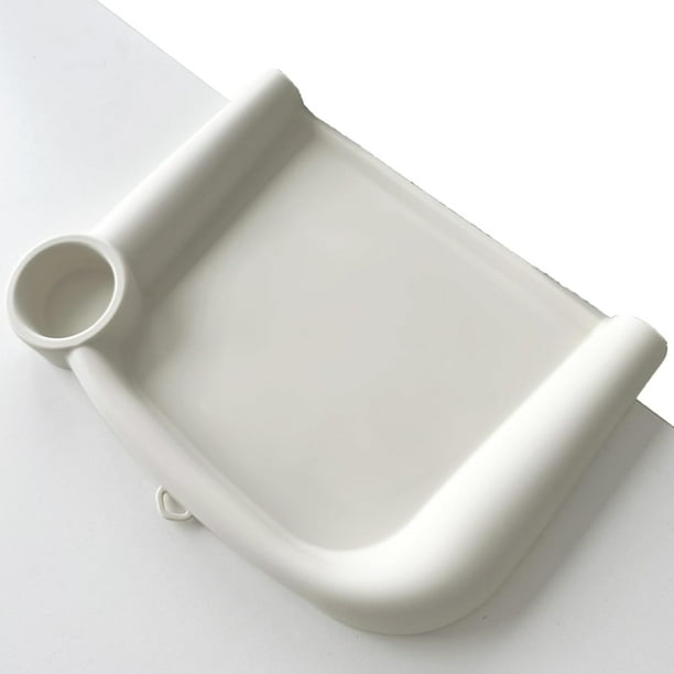 Bandeja de comedor para bebés Competible con Inglesina Fast Table Chair Bandeja de alimentación de silicona para bebés para silla de mesa rápida con clip Apto para lavavajillas Sin BPA Accesorio de ba