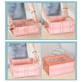 thumbnail image 5 of CATIEBYE 1Set Pink Storage Boxes for Home and Wardrobe 17.3 x 11.8 x 8.3in, 5 of 8