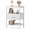 White, variant on EDX Bedside Table, Built-in Outlet with USB/Type-C Ports and Adjustable Drawer, 3-Tier Storage Shelf with Fabric Drawer for Bedroom Space Saving, Black+Genuine antique wood color