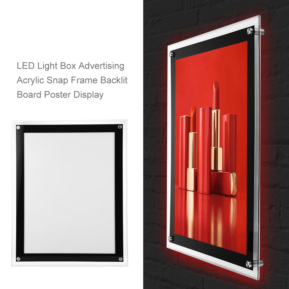 110V LED Artist Stencil Board Light Box Advertising Snap Frame Board Table 