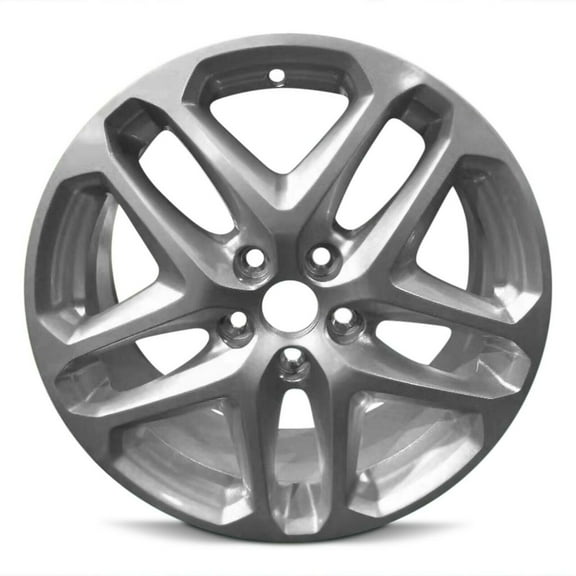 Wheel Rim for 2013-2016 ford Fusion 17 in Silver Aluminum Rim Direct Fit