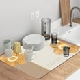 thumbnail image 6 of WNEXOPE Extra-Large Stone Dish Drying Mat - Heat Resistant Ultra Absorbent Diatomaceous Earth Sink Tray for Dishes, Bottles, Cups, Pet Bowls - 20x16 Inch, 6 of 9