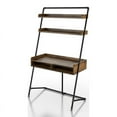 thumbnail image 3 of Pemberly Row Wood 2pc Desk and Bookcase Set in Light Hickory Brown, 3 of 10
