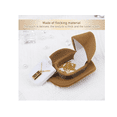 thumbnail image 4 of 2 Cajas Sombrero Vaquero Para Anillo De Compromiso Y Collar Xtellar cafe, 4 of 4
