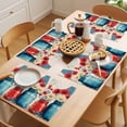 thumbnail image 5 of 4th of July Placemats Set of 8 Red Blue Star Stripe UAS Flag Poppy Flower Place Mats Indoor Wipeable Table Mats Washable Cloth Dining Table Placemats for Kitchen Holiday Party Home Decor 13x19 Inch, 5 of 9