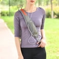 thumbnail image 5 of Hukapapa Bolso de pecho para deportes al aire libre, bolso de hombro para ciclismo, bolso de pecho para montañismo y ocio, color naranja, 5 of 5