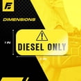 thumbnail image 4 of Diesel Fuel Only Sticker - Fuel Identification Labels by Fuel Stickers | 2x1 | 4 Labels (Yellow), 4 of 7