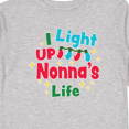 thumbnail image 3 of Inktastic Christmas I Light up Nonna's Life Boys or Girls Long Sleeve Toddler T-Shirt, 3 of 4