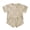 Khaki, variant on YUEHUA Baby Boys Girls Lightning Print Outfit Set, Short Sleeve T-Shirt and Shorts, Casual Loungewear