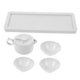 thumbnail image 5 of White Plastic Teapot for Outdoor Use Safe Lightweight with Comfortable Handle 1 Set, 5 of 8