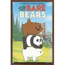 We Bare Bears - Key Art Wall Poster, 14.725" x 22.375", Framed