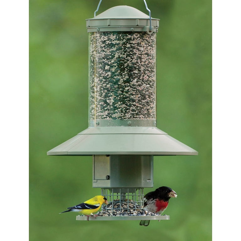 Wingscapes 1 Gallon Programmable Bird Feeder Squirrel Proof Durable for Outdoor Hanging Walmart