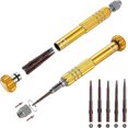 thumbnail image 4 of Mini Screwdriver Set, 5-in-1 Multifunctional Screwdriver Slotted And Phillips Professional Precision Tiny Screwdriver Set For Eyeglass, Sunglass, Watc, 4 of 5