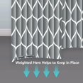 thumbnail image 4 of Light Grey Fabric 72 x 72 Inch Cloth Shower Curtain, Waterproof Design and Polyester, Quick-Drying, Heavy Duty Shower Curtains Set for Bathroom, Machine Washable with 12 Metal Hooks, 4 of 6