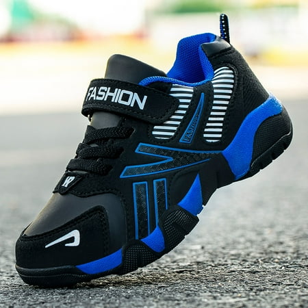 

Kids Boys Soft-soled Sneakers Lightweight Breathable Non-slip Running Shoes