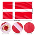 thumbnail image 2 of Bandera de Dinamarca AhfuLife 90 x 150 cm impermeable, doble cara, 2 of 6
