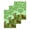 Green, variant on St. Patrick's Day Kitchen Dish Towels for Drying Dishes Set of 2, Green Lucky Clovers Dog Waffle Weave Microfiber Hand Tea Bathroom Towels Quick Dry & Absorbent Towel 12x12