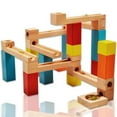 thumbnail image 4 of Wooden Educational Track Building Set for Kids Ages 3 to 6 Years Old Assembly Construction Toy for Spatial and Development, 4 of 8