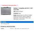 thumbnail image 2 of Radiator - Compatible with 2019 - 2021 Acura RDX 2020, 2 of 2