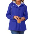 thumbnail image 2 of Rosvigor Womens Sherpa Coats Winter Fleece Jackets Women Windproof Warm Parkas Coats with Hood, 2 of 9