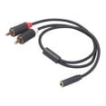thumbnail image 4 of Conector de sonido estéreo Hugo TPE 3,5 mm a 2 RCA macho, 4 of 10