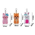 thumbnail image 4 of SharkTRUE Cute Silicone Lipstick Holder Keychain, Lip Balm Storage Pouch, Portable Lip Gloss Organizer for Keys Bags, 4 of 10