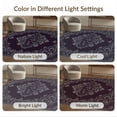 thumbnail image 7 of ODIKA 2'x3' Washable Throw Rug Non-Slip, Low Profile, Flatwoven, Easy Care Gothic Victorian Design With Ornamental Scrollwork Frame Horror Bat Refined for Hallway, Study Room, 7 of 7