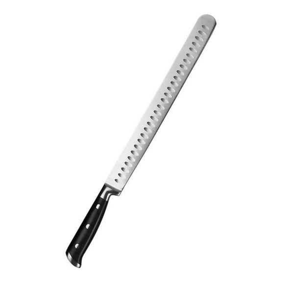 Lifespace BBQ Ham & Brisket Carving Knife - 12in Stainless Steel Blade