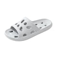 thumbnail image 3 of IEMIEMIEM Shower Shoes for Men Quick Drying Non-Slip Shower Slippers Comfortable Lightweight Pool Slides with Drain Holes Beach Slipper Sandals 9-9.5 wide, 3 of 5