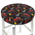 thumbnail image 3 of Naloa Monster Truck Round Bar Stool Cushion Cover 12-14 inch, Fits Kitchen, Office, Restaurant Chairs - 14 inch, 3 of 7